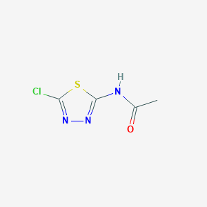 B194331 N-(5-chloro-1,3,4-thiadiazol-2-yl)acetamide CAS No. 60320-32-3