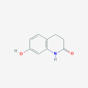 molecular formula C9H9NO2 B194367 3,4-二氢-7-羟基-2(1H)-喹啉酮 CAS No. 22246-18-0