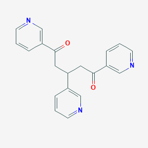 molecular formula C20H17N3O2 B019437 1,3,5-トリ(3-ピリジル)-1,5-ペンタノエート CAS No. 94678-45-2