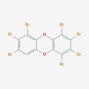 molecular formula C12HBr7O2 B019440 1,2,3,4,6,7,8-Heptabromodibenzo-p-dioxin CAS No. 103456-43-5