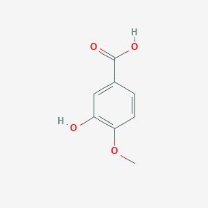 molecular formula C8H8O4 B194538 3-羟基-4-甲氧基苯甲酸 CAS No. 645-08-9