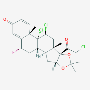 molecular formula C24H28Cl3FO4 B194722 Triclonide CAS No. 26849-57-0