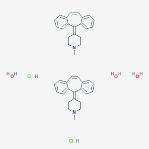 molecular formula C42H50Cl2N2O3 B194771 盐酸环庚沙丁水半合物 CAS No. 41354-29-4