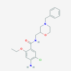 4-Amino-N-((4-benzyl-2-morpholinyl)methyl)-5-chloro-2-ethoxybenzamide