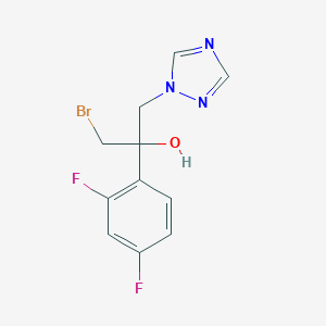 B194798 1-Bromo-2-(2,4-difluorophenyl)-3-(1H-1,2,4-triazol-1-yl)propan-2-ol CAS No. 150194-52-8
