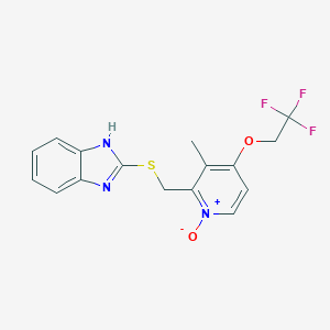 molecular formula C16H14F3N3O2S B194822 Lansoprazole Sulfide N-Oxide CAS No. 163119-30-0