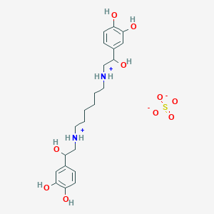 molecular formula C22H34N2O10S B194850 Hexoprenaline sulfate CAS No. 32266-10-7