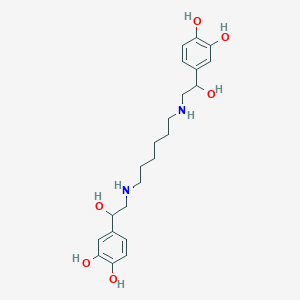 molecular formula C22H32N2O6 B194853 己烯肾上腺素 CAS No. 3215-70-1