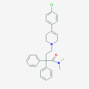 molecular formula C29H31ClN2O B194861 4-(4-(4-Chlorophenyl)-3,6-dihydropyridin-1(2H)-yl)-N,N-dimethyl-2,2-diphenylbutanamide CAS No. 61299-42-1