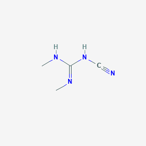 molecular formula C4H8N4 B194880 1,3-二甲基-2-氰基胍 CAS No. 31857-31-5
