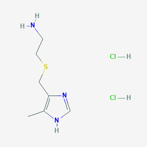 B194885 2-(((5-Methyl-1H-imidazol-4-yl)methyl)thio)ethylamine dihydrochloride CAS No. 38603-72-4