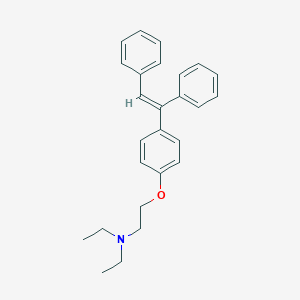 molecular formula C26H29NO B195050 1-(对-(β-二乙氨基乙氧基)苯基)-1,2-二苯基乙烯 CAS No. 19957-52-9