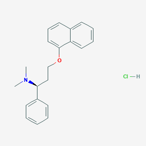 molecular formula C21H24ClNO B195061 盐酸达泊西汀 CAS No. 129938-20-1