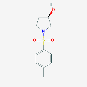 molecular formula C11H15NO3S B195066 1-(对甲苯磺酰基)-(R)-(-)-3-吡咯烷醇 CAS No. 133034-00-1