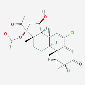 molecular formula C24H29ClO5 B195069 17-羟基环孕酮醋酸酯 CAS No. 65423-26-9