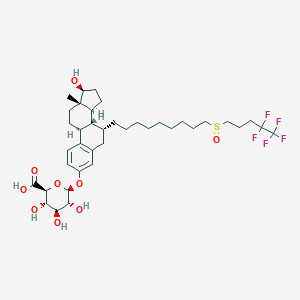 molecular formula C38H55F5O9S B195146 氟维司群 3-|A-D-葡萄糖醛酸苷 CAS No. 261506-27-8