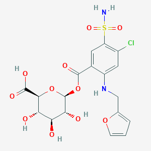 molecular formula C18H19ClN2O11S B195199 呋塞米葡糖醛酸酯 CAS No. 72967-59-0