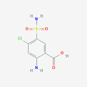 molecular formula C7H7ClN2O4S B195200 沙鲁胺 CAS No. 3086-91-7