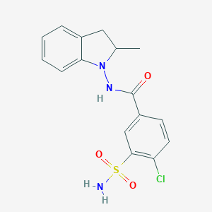 molecular formula C16H16ClN3O3S B195227 吲达帕胺 CAS No. 26807-65-8