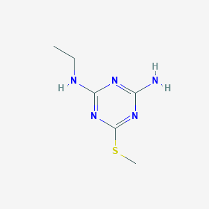 B195247 1,3,5-Triazine-2,4-diamine, N-ethyl-6-(methylthio)- CAS No. 4147-58-4