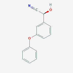 molecular formula C14H11NO2 B195279 (S)-2-羟基-2-(3-苯氧基苯基)乙腈 CAS No. 61826-76-4