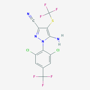 molecular formula C12H4Cl2F6N4S B195288 Fipronil-sulfuro CAS No. 120067-83-6