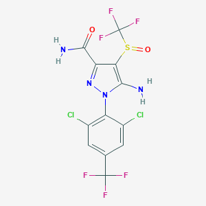 molecular formula C12H6Cl2F6N4O2S B195289 氟虫腈酰胺 CAS No. 205650-69-7