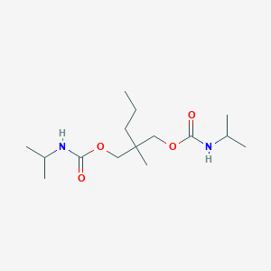 molecular formula C15H30N2O4 B195316 碳酸，异丙基-，2-甲基-2-丙基三亚甲基酯 CAS No. 1729-14-2
