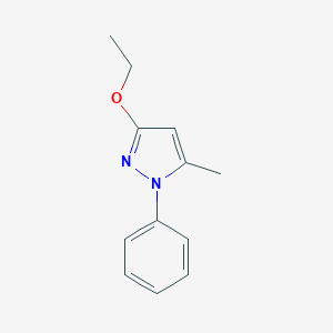 molecular formula C12H14N2O B195336 1-苯基-3-乙氧基-5-甲基-1H-吡唑 CAS No. 300543-31-1