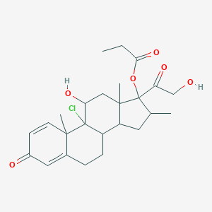 molecular formula C25H33ClO6 B195419 倍氯米松 17-单丙酸酯 CAS No. 5534-18-9