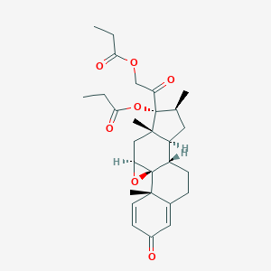B195420 Betamethasone 9,11-Epoxide 17,21-Dipropionate CAS No. 66917-44-0
