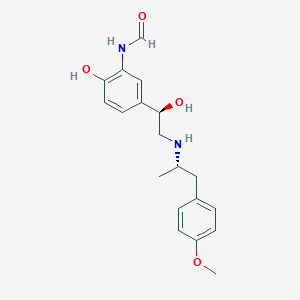 N-(2-Hydroxy-5-((1RS)-1-hydroxy-2-(((1SR)-2-(4-methoxyphenyl)-1-methylethyl)amino)ethyl)phenyl)formamide