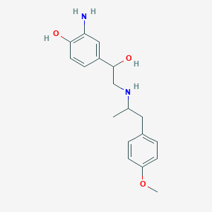 molecular formula C18H24N2O3 B195478 1-(3-氨基-4-羟苯基)-2-((2-(4-甲氧苯基)-1-甲基乙基)氨基)乙醇 CAS No. 150513-24-9