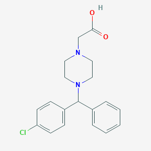 molecular formula C19H21ClN2O2 B195496 西替利嗪乙酸 CAS No. 113740-61-7