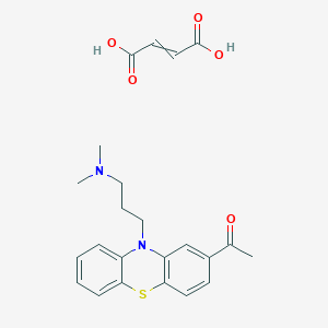 molecular formula C19H22N2OS.C4H4O4 B195525 丙嗪马来酸盐 CAS No. 3598-37-6