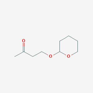 molecular formula C9H16O3 B019555 4-四氢吡喃氧基-丁烷-2-酮 CAS No. 20705-59-3