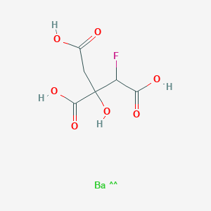 molecular formula C6H5BaFO7 B019558 DL-氟柠檬酸钡盐 CAS No. 100929-81-5