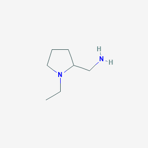 molecular formula C7H16N2 B195583 2-(氨甲基)-1-乙基吡咯烷 CAS No. 26116-12-1