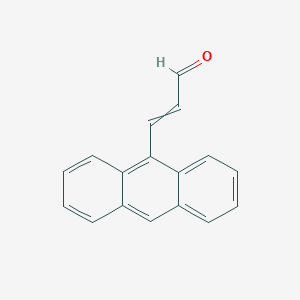 B195597 3-Anthracen-9-ylprop-2-enal CAS No. 38982-12-6