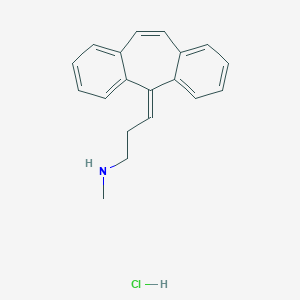 B195618 3-(5H-Dibenzo(a,d)cyclohepten-5-ylidene)propyl(methyl)ammonium chloride CAS No. 438-59-5