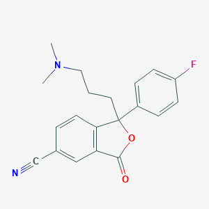 molecular formula C20H19FN2O2 B195629 3-Oxocitalopram CAS No. 372941-54-3