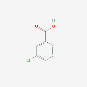 molecular formula C7H5ClO2 B195631 3-Chlorobenzoic acid CAS No. 535-80-8