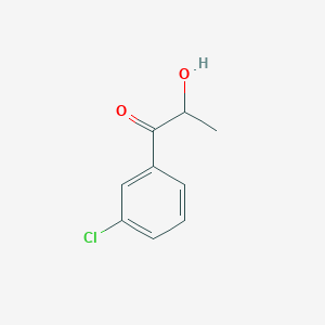 B195634 1-(3-Chlorophenyl)-2-hydroxypropan-1-one CAS No. 152943-33-4