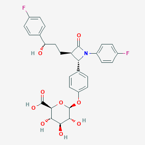 molecular formula C30H29F2NO9 B019564 依泽替米贝-葡萄糖醛酸苷 CAS No. 190448-57-8