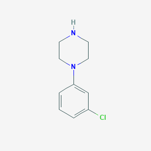 molecular formula C10H13ClN2 B195711 1-(3-Chlorophenyl)piperazine CAS No. 6640-24-0