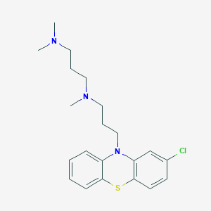 molecular formula C21H28ClN3S B195713 N'-[3-(2-氯吩噻嗪-10-基)丙基]-N,N,N'-三甲基丙烷-1,3-二胺 CAS No. 19077-20-4