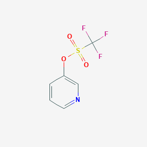 molecular formula C6H4F3NO3S B019578 3-吡啶基三氟甲磺酸酯 CAS No. 107658-27-5