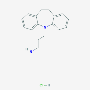 molecular formula C18H23ClN2 B195855 盐酸去甲丙咪嗪 CAS No. 58-28-6