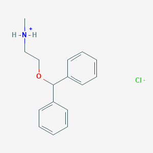 B195871 2-(Benzhydryloxy)-N-methylethanamine hydrochloride CAS No. 53499-40-4