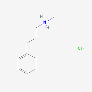 molecular formula C10H16NCl B195920 N-Methyl-3-phenylpropylamine hydrochloride CAS No. 30684-07-2